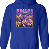 Limited Prison Mike Vintage Hoodie Gift for Woman and Man Graphic Pullover Hoodie - Blue