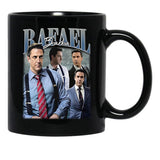 Limited Rafael Barba Vintage Gift for Woman and Man Black Coffee Mug, Gift Coffee Mug - Black