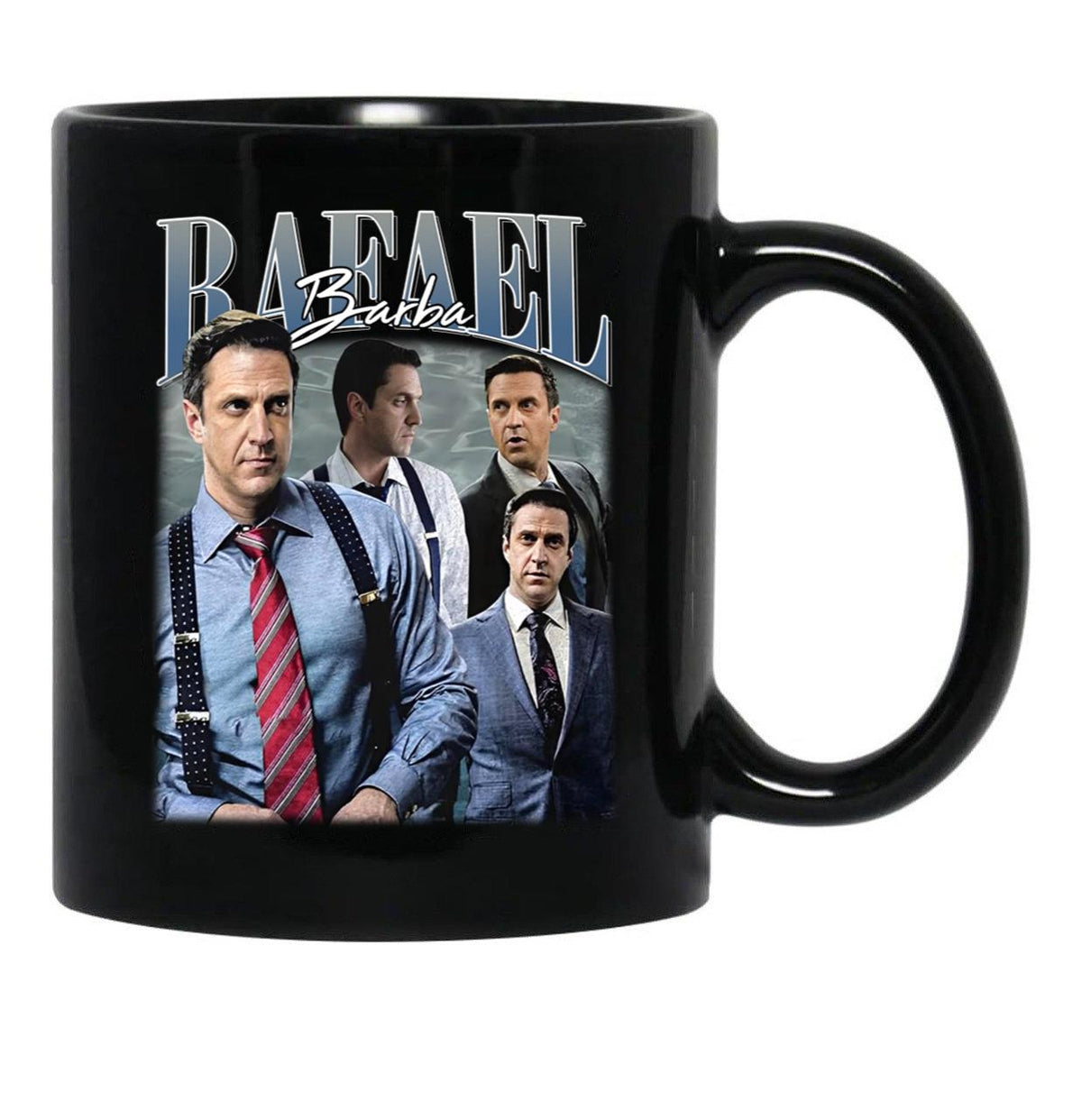 Limited Rafael Barba Vintage Gift for Woman and Man Black Coffee Mug, Gift Coffee Mug - Black