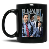 Limited Rafael Barba Vintage Gift for Woman and Man Black Coffee Mug, Gift Coffee Mug