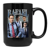Limited Rafael Barba Vintage Gift for Woman and Man Black Coffee Mug, Gift Coffee Mug