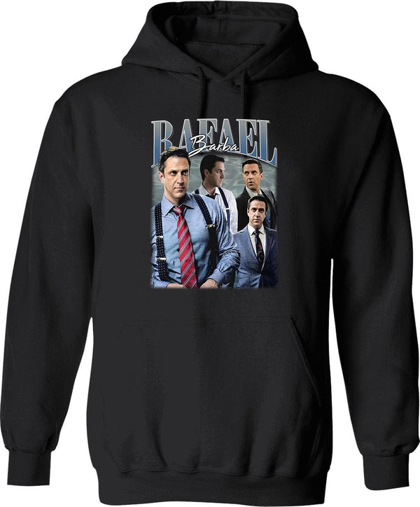 Limited Rafael Barba Vintage Gift for Woman and Man Graphic Pullover Hoodie - Black