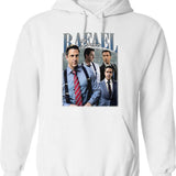 Limited Rafael Barba Vintage Gift for Woman and Man Graphic Pullover Hoodie - White