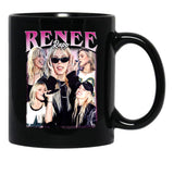 Limited Renee Rapp Vintage Gift for Woman anda Man Black Coffee Mug, Gift Coffee Mug - Black