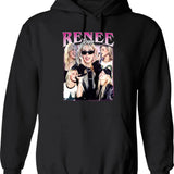 Limited Renee Rapp Vintage Hoodie Gift for Woman anda Man Graphic Pullover Hoodie - Black