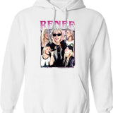 Limited Renee Rapp Vintage Hoodie Gift for Woman anda Man Graphic Pullover Hoodie - White