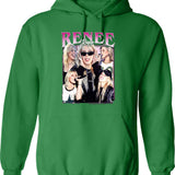 Limited Renee Rapp Vintage Hoodie Gift for Woman anda Man Graphic Pullover Hoodie - Green