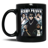 Limited Rod Wave Vintage Gift for Woman and Man Black Coffee Mug, Gift Coffee Mug