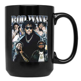 Limited Rod Wave Vintage Gift for Woman and Man Black Coffee Mug, Gift Coffee Mug