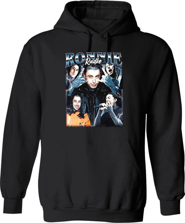 Limited Ronnie Radke Vintage Hoodie Gift for Woman and Man Graphic Pullover Hoodie - Black