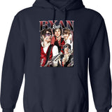 Limited Ryan Ross Vintage Hoodie Gift for Woman and Man Graphic Pullover Hoodie - Navy
