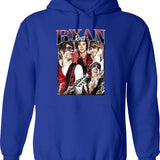 Limited Ryan Ross Vintage Hoodie Gift for Woman and Man Graphic Pullover Hoodie - Blue