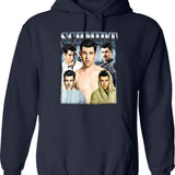 Limited Schmidt New Girl Vintage Hoodie Gift for Woman and Man Graphic Pullover Hoodie - Navy