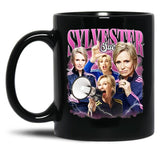 Limited Sue Sylvester Vintage Gift for Woman anda Man Black Coffee Mug, Gift Coffee Mug