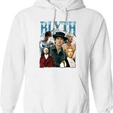 Limited Tom Blyth Vintage Hoodie Gift for Woman and Man Graphic Pullover Hoodie - White