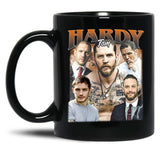 Limited Tom Hardy Vintage Gift for Woman and Man Black Coffee Mug, Gift Coffee Mug