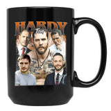Limited Tom Hardy Vintage Gift for Woman and Man Black Coffee Mug, Gift Coffee Mug