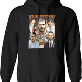 Limited Tom Hardy Vintage Hoodie Gift for Woman and Man Graphic Pullover Hoodie - Black