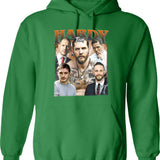Limited Tom Hardy Vintage Hoodie Gift for Woman and Man Graphic Pullover Hoodie - Green