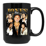Limited Tom Jones Vintage Gift for Woman and Man Black Coffee Mug, Gift Coffee Mug