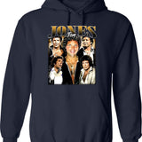 Limited Tom Jones Vintage Hoodie Gift for Woman and Man Graphic Pullover Hoodie - Navy