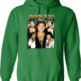 Limited Tom Jones Vintage Hoodie Gift for Woman and Man Graphic Pullover Hoodie - Green