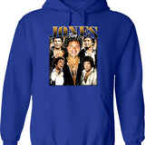 Limited Tom Jones Vintage Hoodie Gift for Woman and Man Graphic Pullover Hoodie - Blue