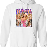 Limited Trisha Paytas Vintage Hoodie Gift for Woman and Man Graphic Pullover Hoodie - White