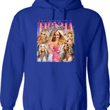 Limited Trisha Paytas Vintage Hoodie Gift for Woman and Man Graphic Pullover Hoodie - Blue