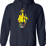 Limited Gen X Edition White Design Hoodie - Navy