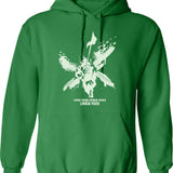 Linguistics Hoodie - Retro Graphic Pullover Hoodie for Men & Women - Green