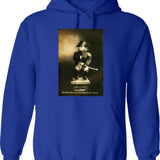 Little Miss Scientist Hoodie - Retro Graphic Pullover Hoodie for Men & Women - Blue