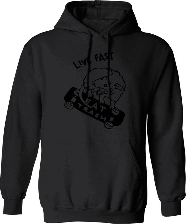 Little Yellow Running Man America Online Aol Hoodie - Black