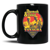 Live at Tanagra Black Coffee Mug, Gift Coffee Mug