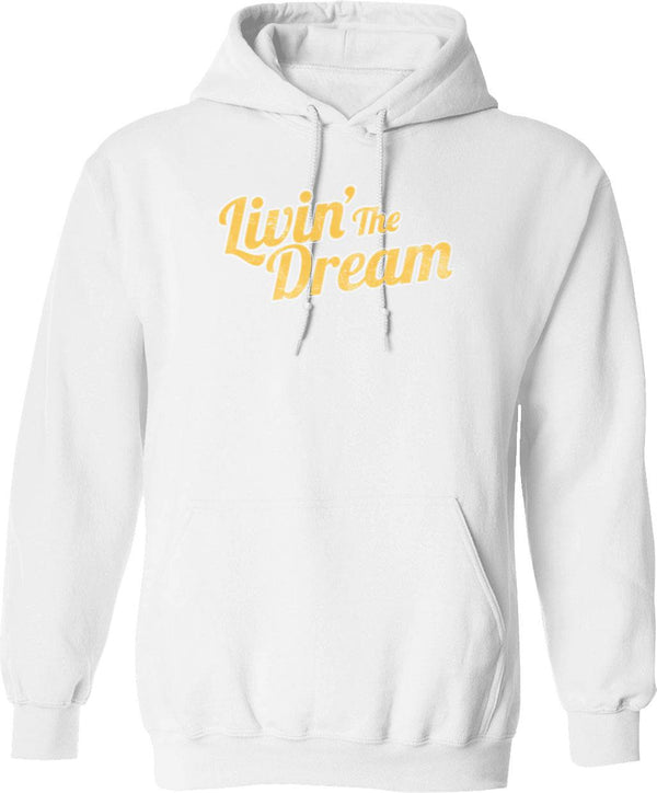 Live Laugh Love Medieval Style - Funny Retro Vintage English History (dark) Hoodie - White