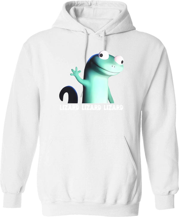 Living Well Hoodie - Retro Graphic Pullover Hoodie for Men & Women - White
