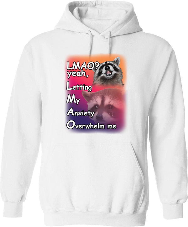 Lizard Lizard Lizard Meme Vintage Hoodie - Retro Graphic Cosy Pullover - White