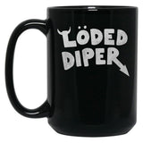 Loded Diaper Classic Black Coffee Mug, Gift Coffee Mug - Black