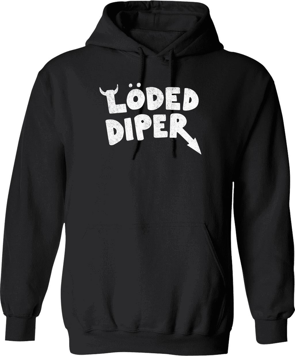 Local Tough Guy Retro Bold Typography Hoodie - Black