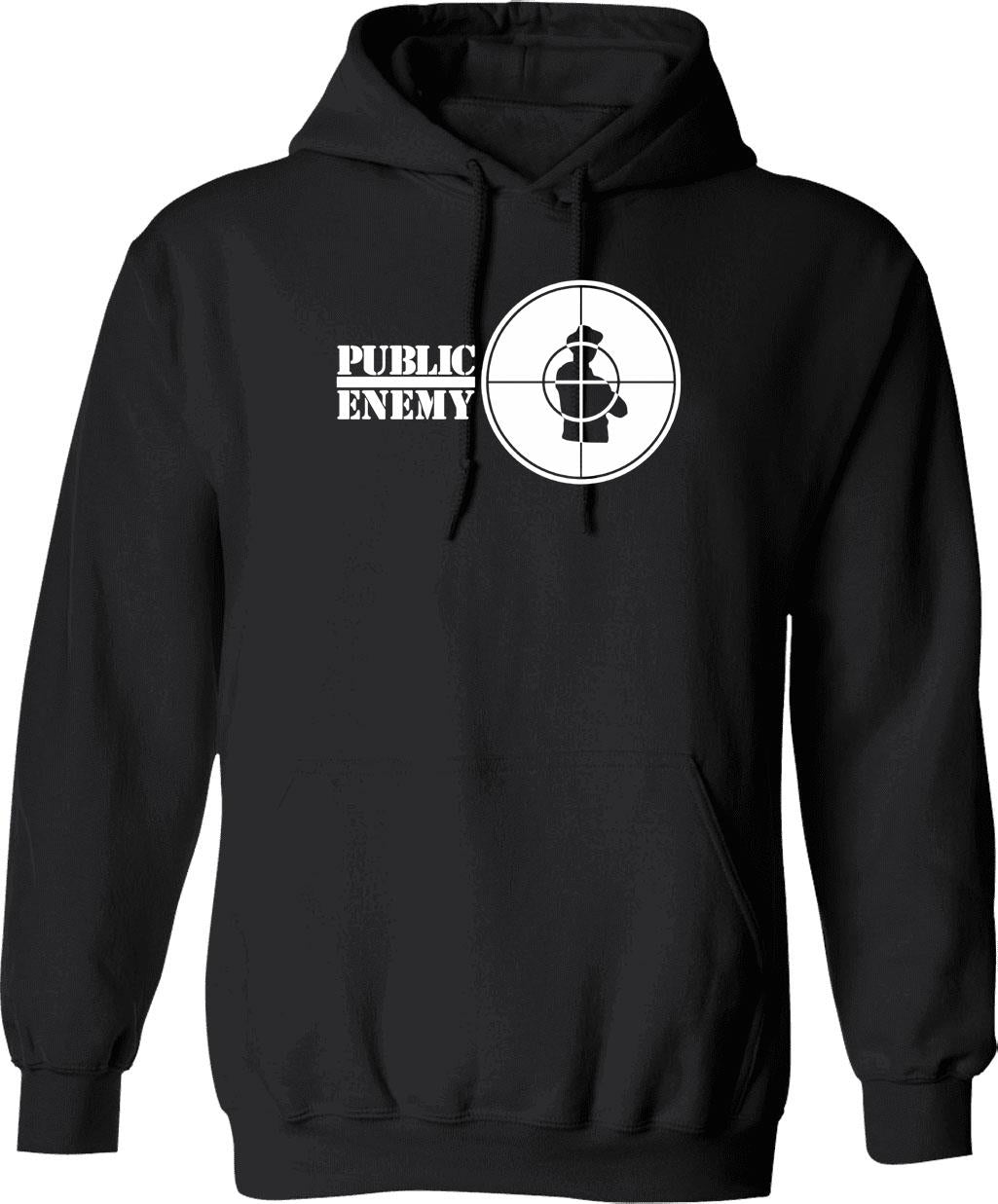 Logo Hoodie - Retro Graphic Pullover Hoodie for Men & Women - Black