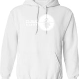 Logo Hoodie - Retro Graphic Pullover Hoodie for Men & Women - White