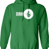 Logo Hoodie - Retro Graphic Pullover Hoodie for Men & Women - Green