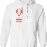 Log Drivers Waltz Hoodie - Retro Graphic Pullover Hoodie for Men & Women - White