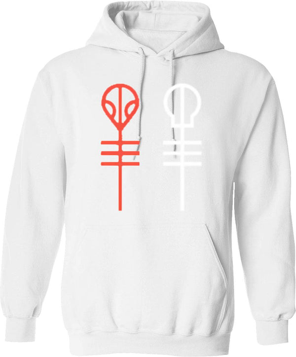 Log Drivers Waltz Hoodie - Retro Graphic Pullover Hoodie for Men & Women - White
