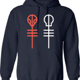 Log Drivers Waltz Hoodie - Retro Graphic Pullover Hoodie for Men & Women - Navy