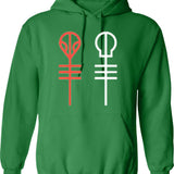 Log Drivers Waltz Hoodie - Retro Graphic Pullover Hoodie for Men & Women - Green