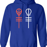 Log Drivers Waltz Hoodie - Retro Graphic Pullover Hoodie for Men & Women - Blue