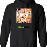 Logo White Trend Classic Hoodie - Retro Graphic Pullover Hoodie for Men & Women - Black