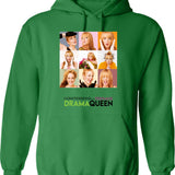 Logo White Trend Classic Hoodie - Retro Graphic Pullover Hoodie for Men & Women - Green