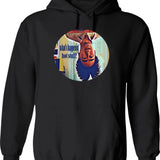 London Souvenir City Vintage British Uk Hoodie - Black